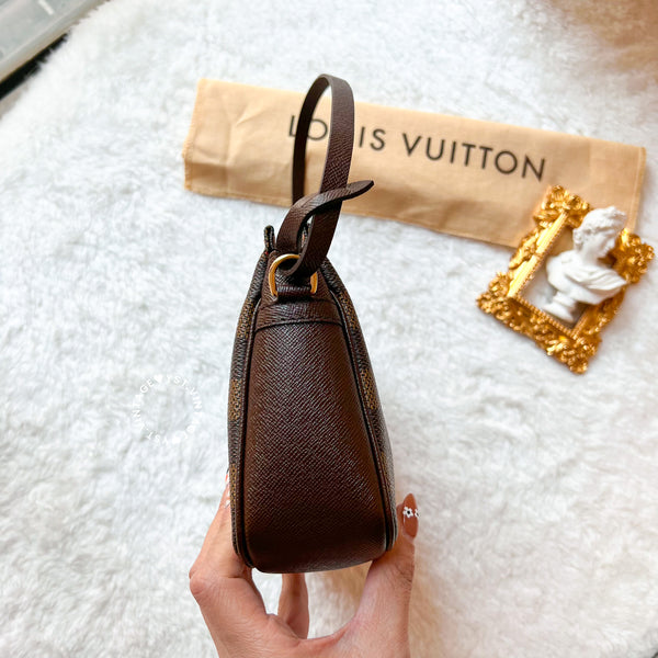 Vintage LV Damier Ebene Trousse Make Up Bag Pochette