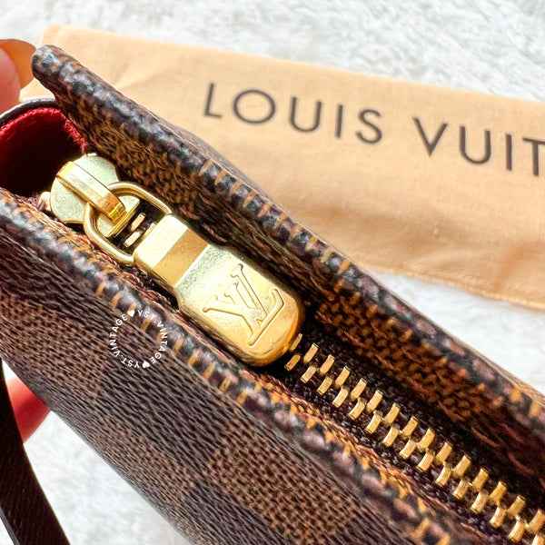 Vintage LV Damier Ebene Trousse Make Up Bag Pochette