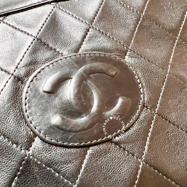 Vintage Chanel 2-Way Bag - Black 003 (Code: 033900)