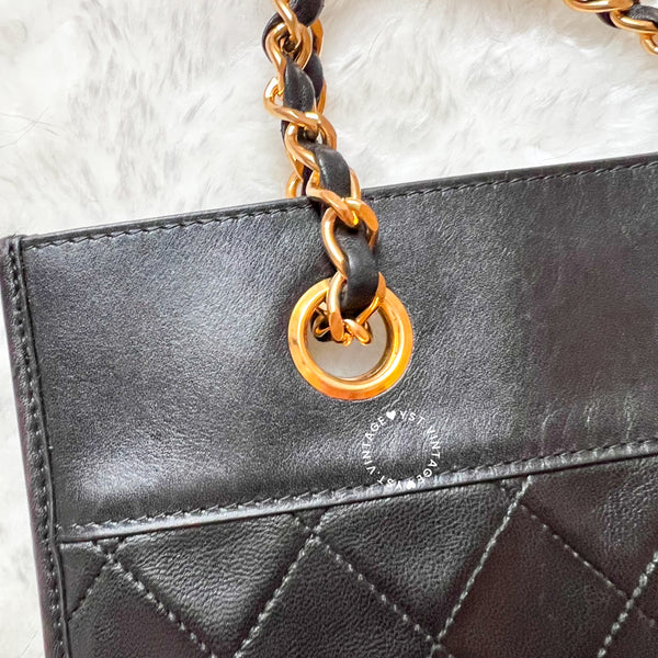 Vintage Chanel 2-Way Bag - Black 003 (Code: 033900)