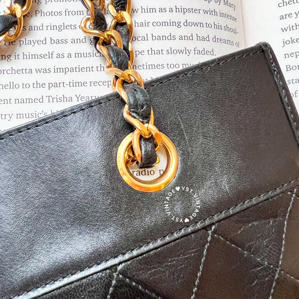 Vintage Chanel 2-Way Bag - Black 003 (Code: 033900)