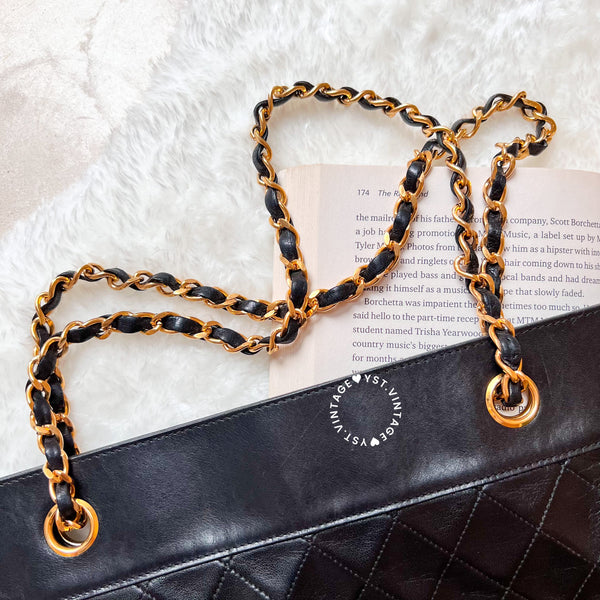 Vintage Chanel 2-Way Bag - Black 003 (Code: 033900)