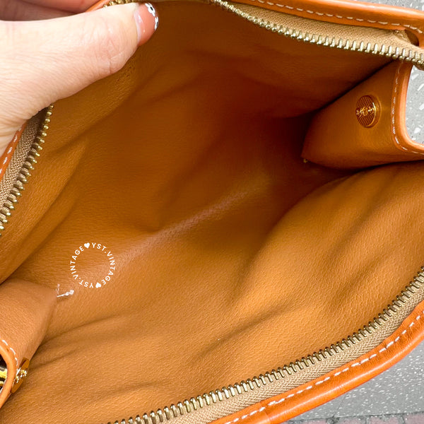 Vintage CELINE Macadam Clutch - Brown