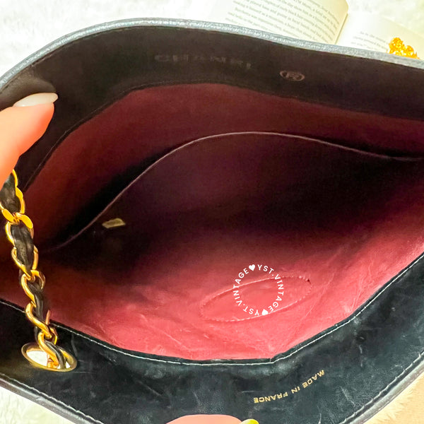 Vintage Chanel 2-Way Bag - Black 003 (Code: 033900)