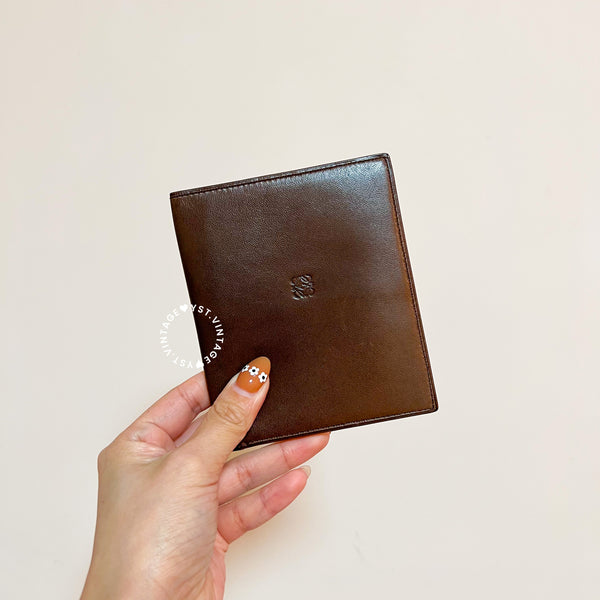 Vintage Loewe Marshmallow Short Wallet - Mocha Brown (On Hold)