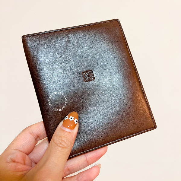 Vintage Loewe Marshmallow Short Wallet - Mocha Brown (On Hold)