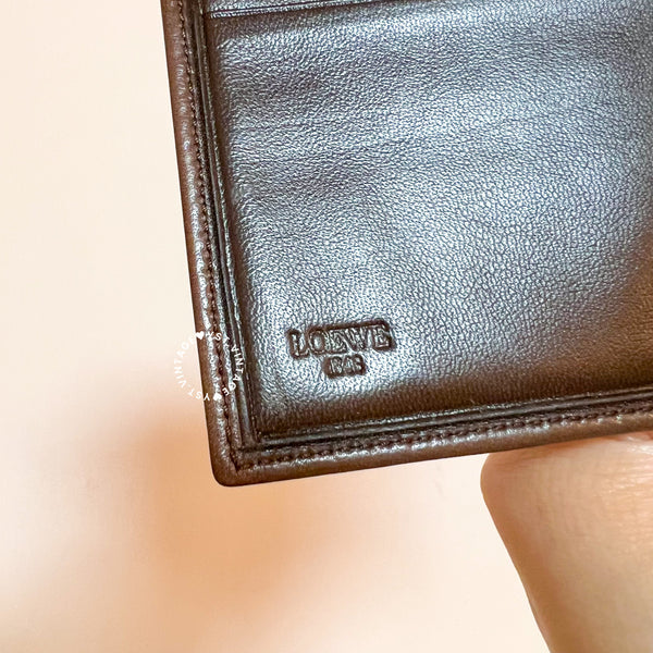 Vintage Loewe Marshmallow Short Wallet - Mocha Brown (On Hold)