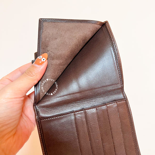 Vintage Loewe Marshmallow Short Wallet - Mocha Brown (On Hold)