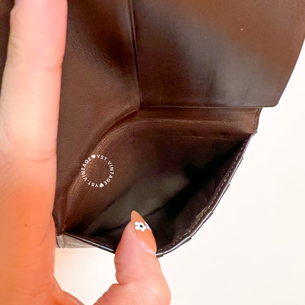 Vintage Loewe Marshmallow Short Wallet - Mocha Brown (On Hold)