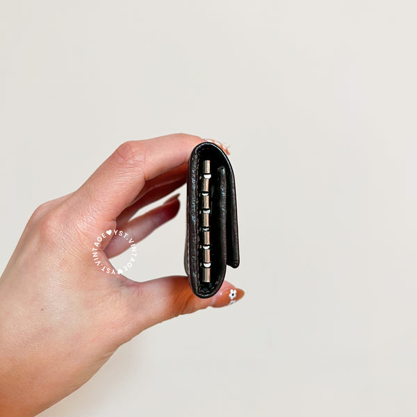 Vintage Fendi Zucca Key Case (6 Key Rings) - Brown