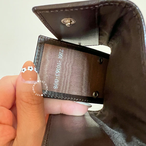 Vintage Fendi Zucca Key Case (6 Key Rings) - Brown