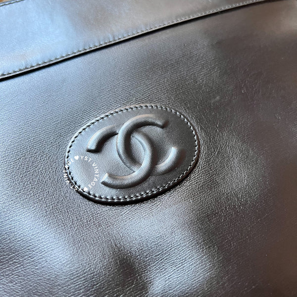 Vintage Chanel 2-Way Bag - Black 002