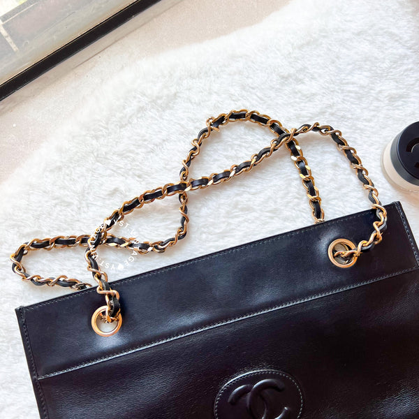 Vintage Chanel 2-Way Bag - Black 002