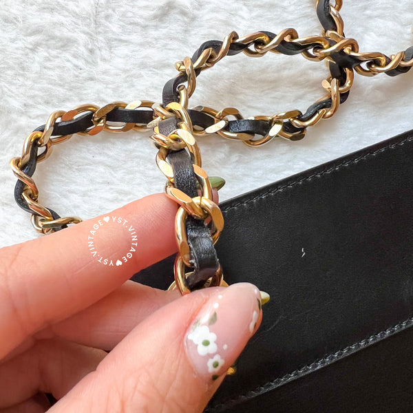 Vintage Chanel 2-Way Bag - Black 002