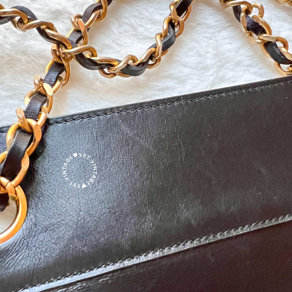 Vintage Chanel 2-Way Bag - Black 002