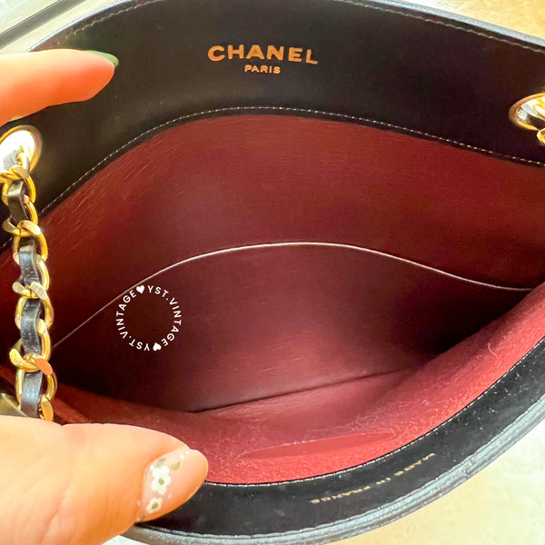 Vintage Chanel 2-Way Bag - Black 002