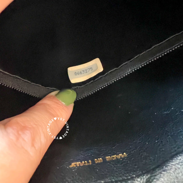 Vintage Chanel Camera Bag With Tassel - Black (Princess Diana Style)