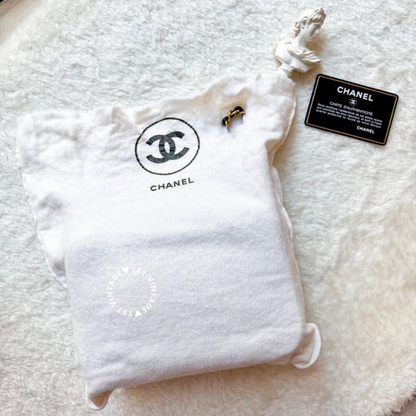 Vintage Chanel Camera Bag With Tassel - Black (Princess Diana Style)