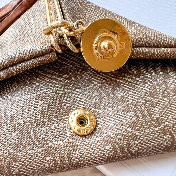 Vintage CELINE Sulky Macadam Coins Bag 003 - Beige