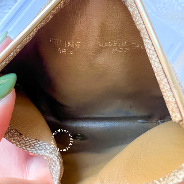 Vintage CELINE Sulky Macadam Coins Bag 003 - Beige