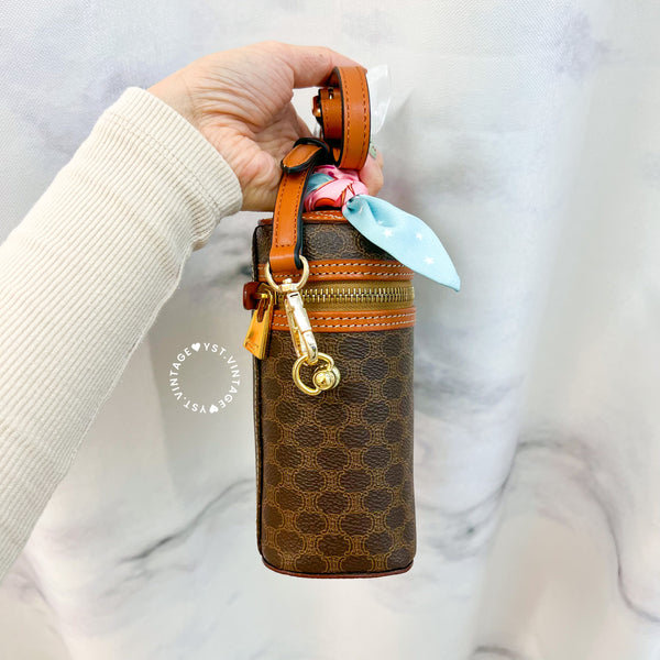 Vintage CELINE Macadam Vanity Bag 029 - Brown