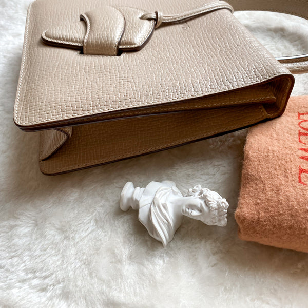 Vintage Loewe Barcelona Handbag - Oyster Grey