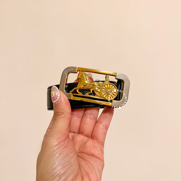 Vintage CELINE Sulky Belt - Black
