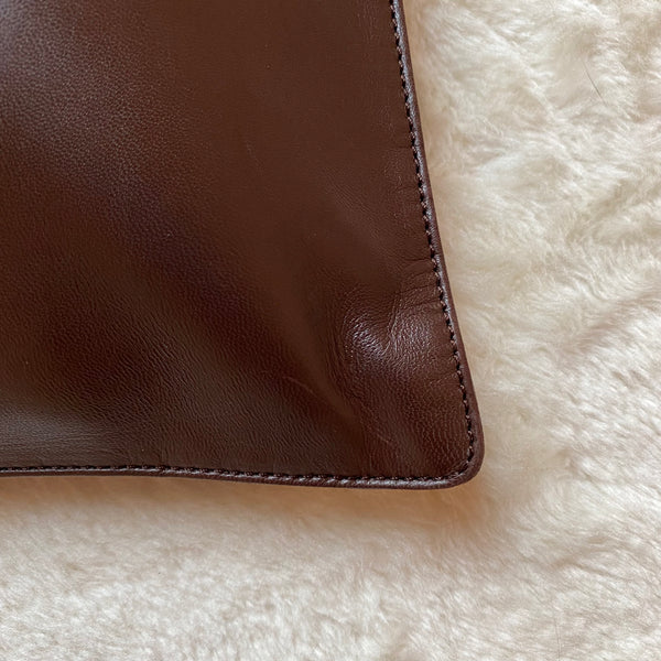 Vintage Loewe Anagram Tote Bag - Chocolate Brown