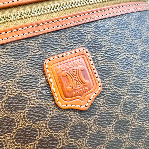 Vintage CELINE Macadam Vanity Bag 029 - Brown