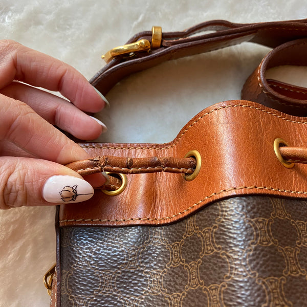 Vintage CELINE Macadam Bucket Bag