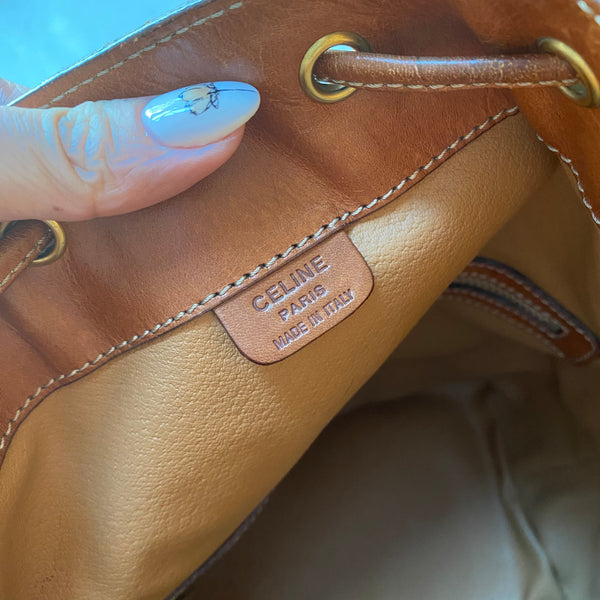Vintage CELINE Macadam Bucket Bag