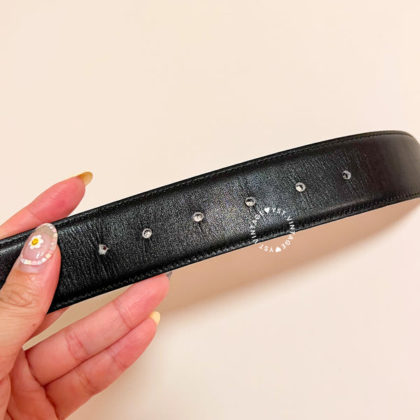 Vintage CELINE Sulky Belt - Black