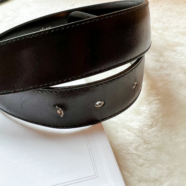 Vintage CELINE Sulky Belt - Black