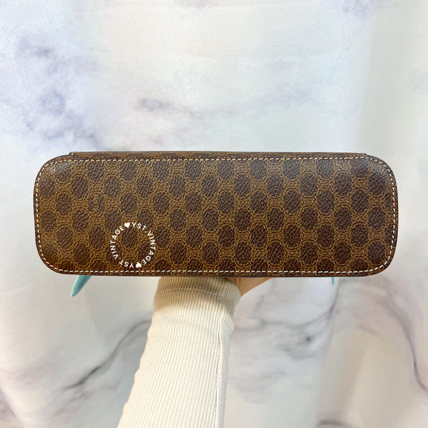 Vintage CELINE Macadam Vanity Bag 029 - Brown