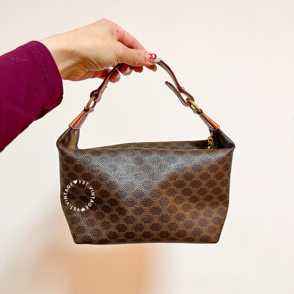 Vintage CELINE Macadam Lunch Box Bag