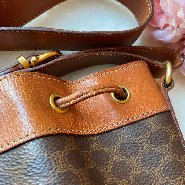 Vintage CELINE Macadam Bucket Bag