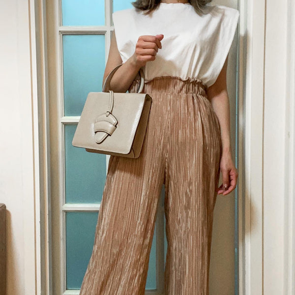 Vintage Loewe Barcelona Handbag - Oyster Grey