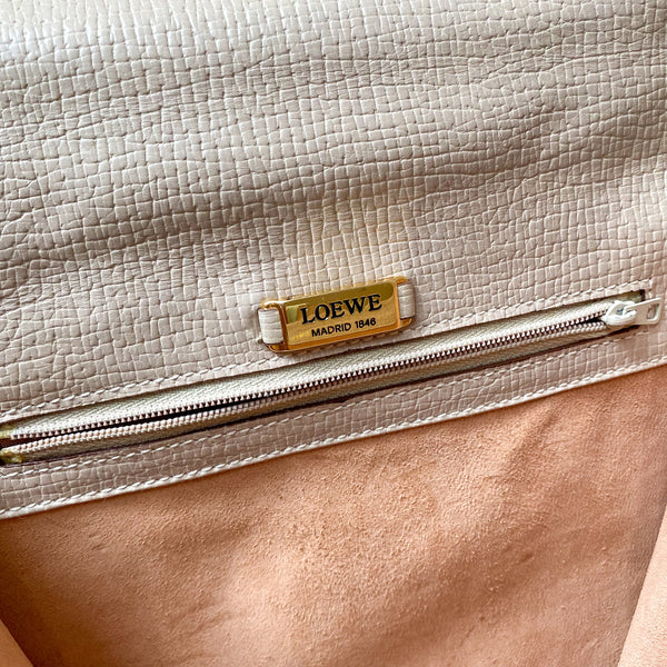 Vintage Loewe Barcelona Handbag - Oyster Grey