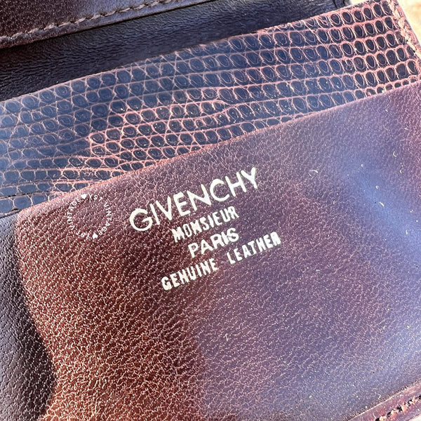 Vintage Givenchy Card Holder - Brown