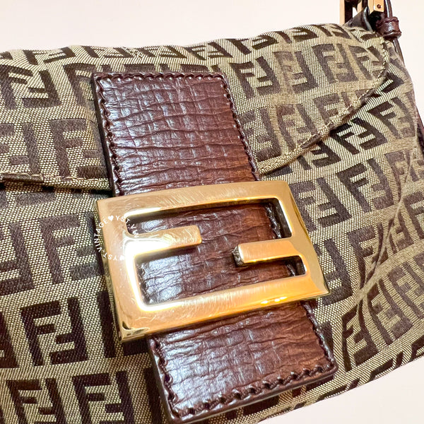 Vintage Fendi Baguette - Mocha Brown