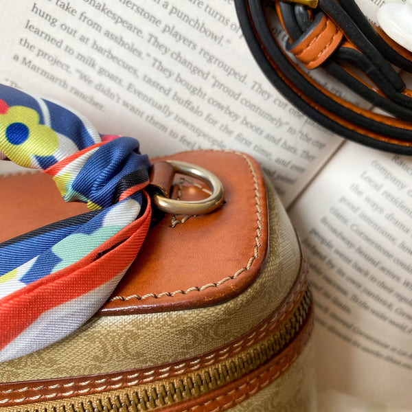 Vintage CELINE Macadam Vanity Bag 007 - Beige