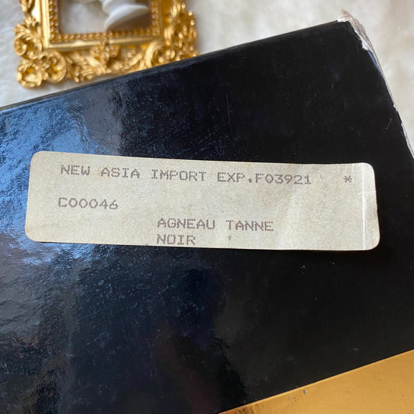 Vintage Chanel Single Flap Bag - Navy x Gold