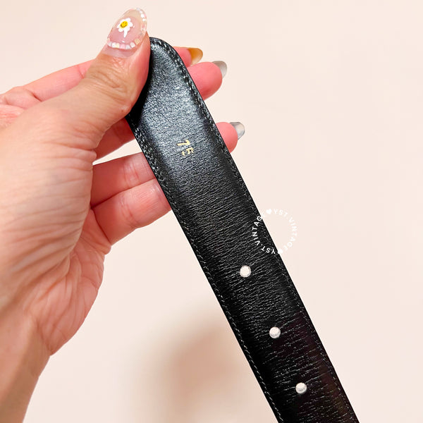 Vintage CELINE Sulky Belt - Black
