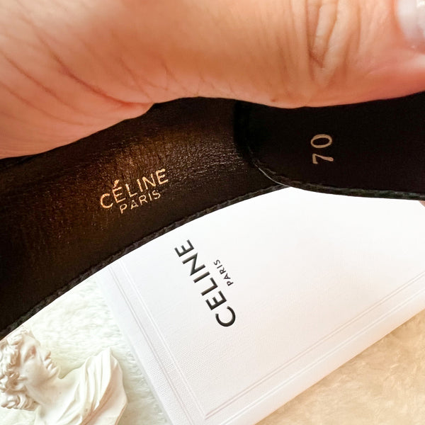 Vintage CELINE Sulky Belt - Black