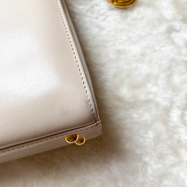 Vintage Givenchy 1990s Kelly Bag - Creamy White