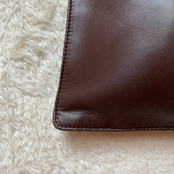 Vintage Loewe Anagram Tote Bag - Chocolate Brown