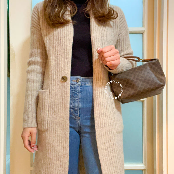 Vintage CELINE Macadam Lunch Box Bag