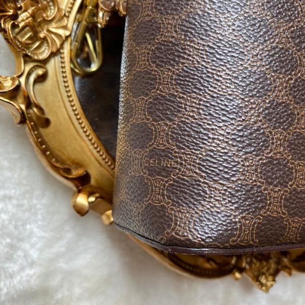 Vintage CELINE Macadam Vanity Bag 006