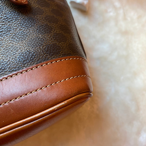 Vintage CELINE Macadam Bucket Bag