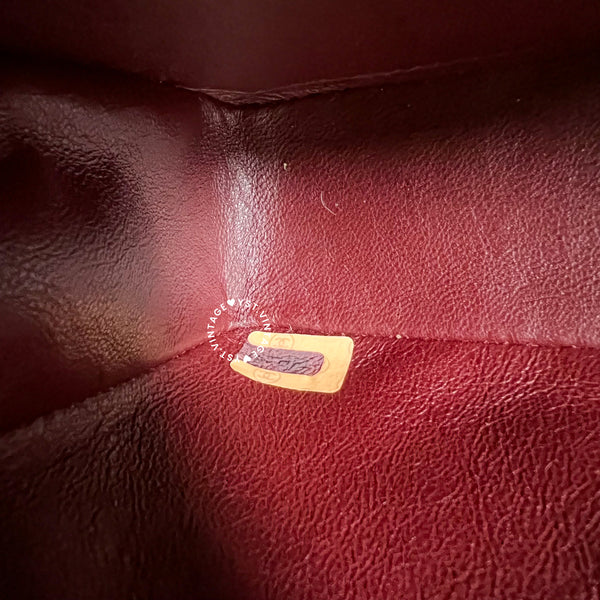 Vintage Chanel Mini Flap Turn-Lock Bag - Black 002 (Code: 046400)